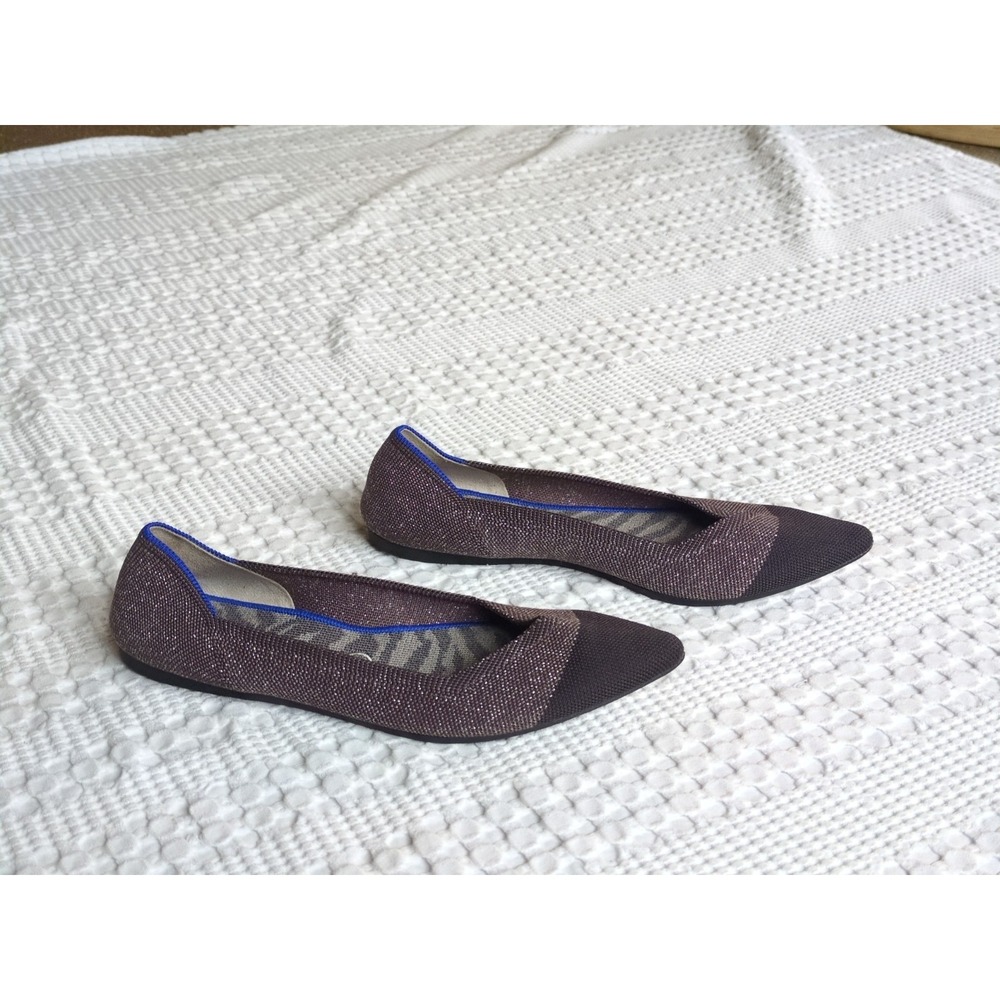 Rothy's The Point Flats Retired Twilight Metallic Size 11